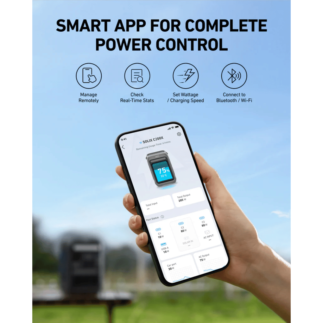 Anker SOLIX C200X Smart App Control