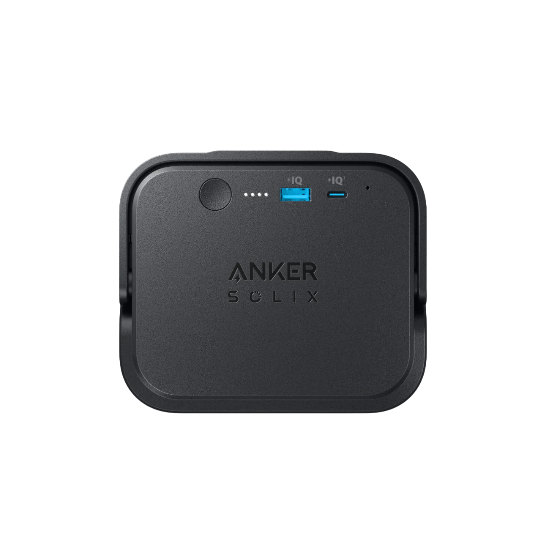 Anker SOLIX EverFrost 2 Removable Battery Power Button and Ports