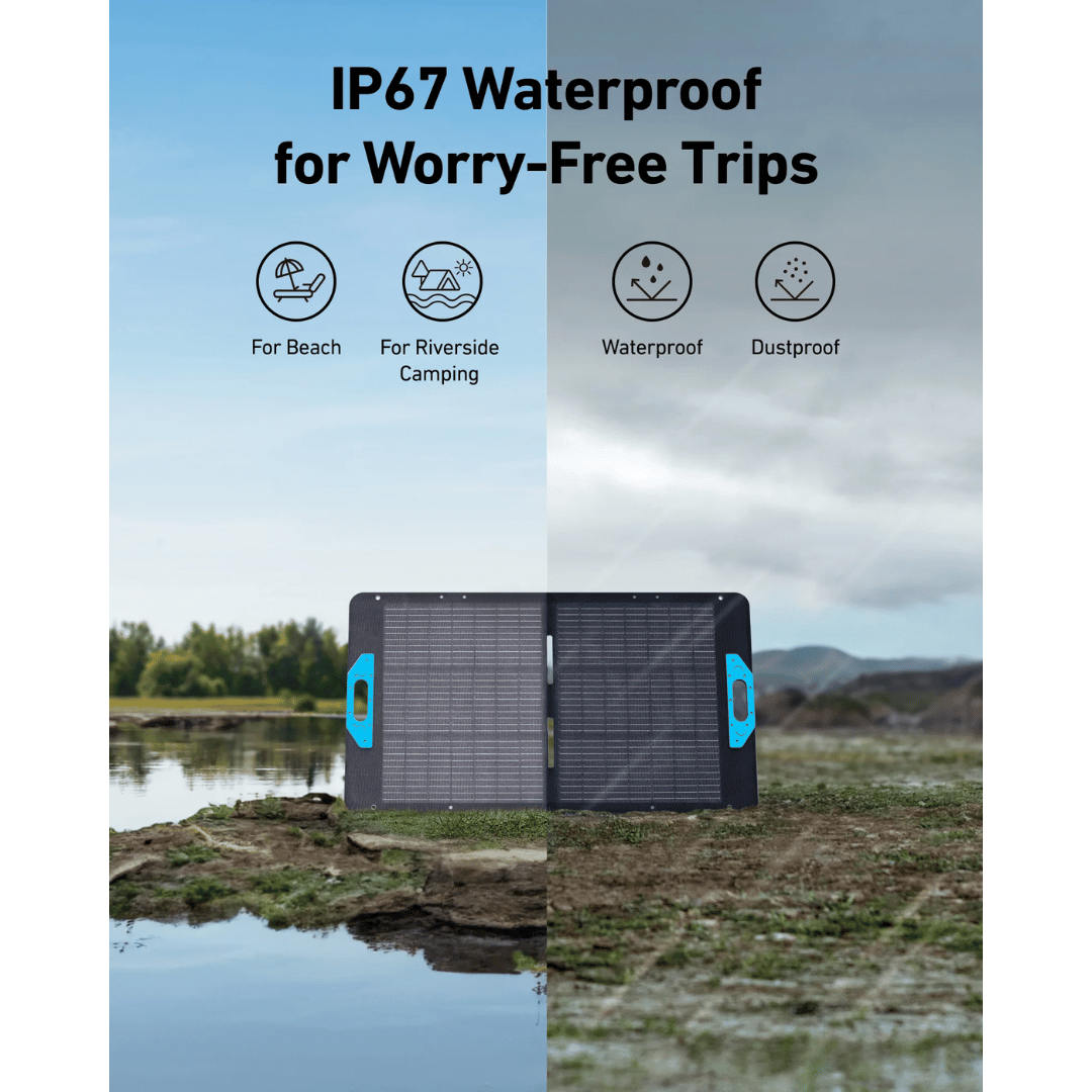 正規品販売！ Panel Solar Portable PS100 SOLIX Anker - Trail Oak Wild 発電機・ポータブル電源