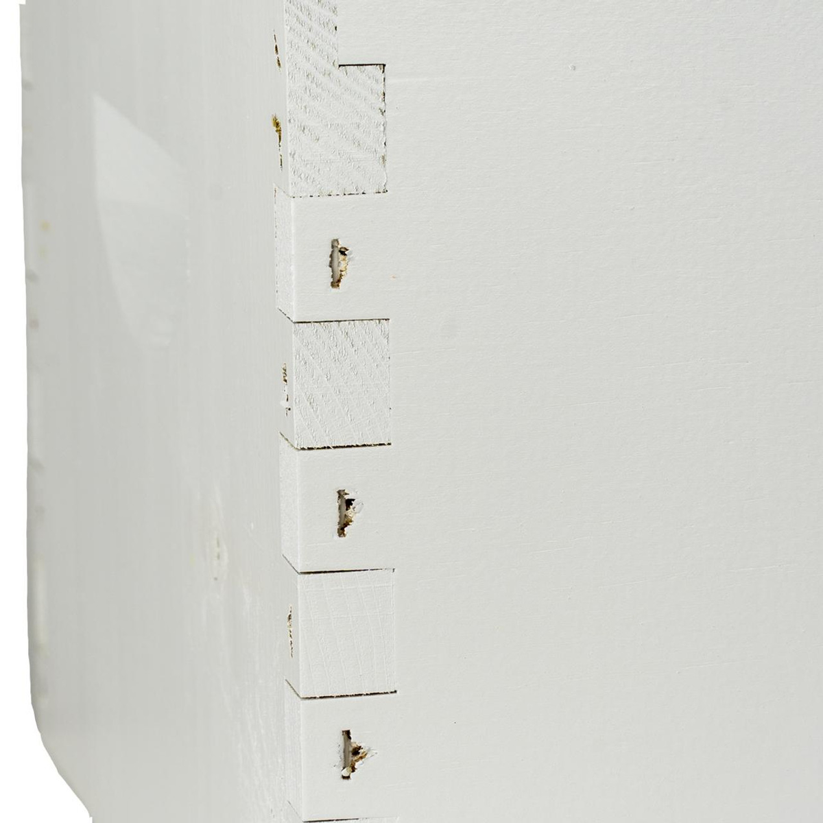 Assembled 9 5/8&quot; Deep Bee Hive Kit with Plastic Wax Coated Foundation and Assembled Frames corner view