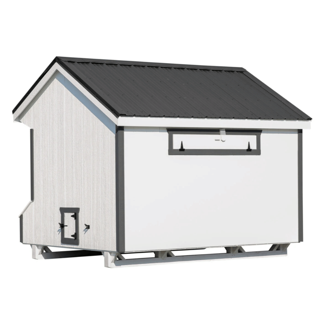 Backside Picture of The Hen House Collection Q710 Quaker Prefab Chicken Coop