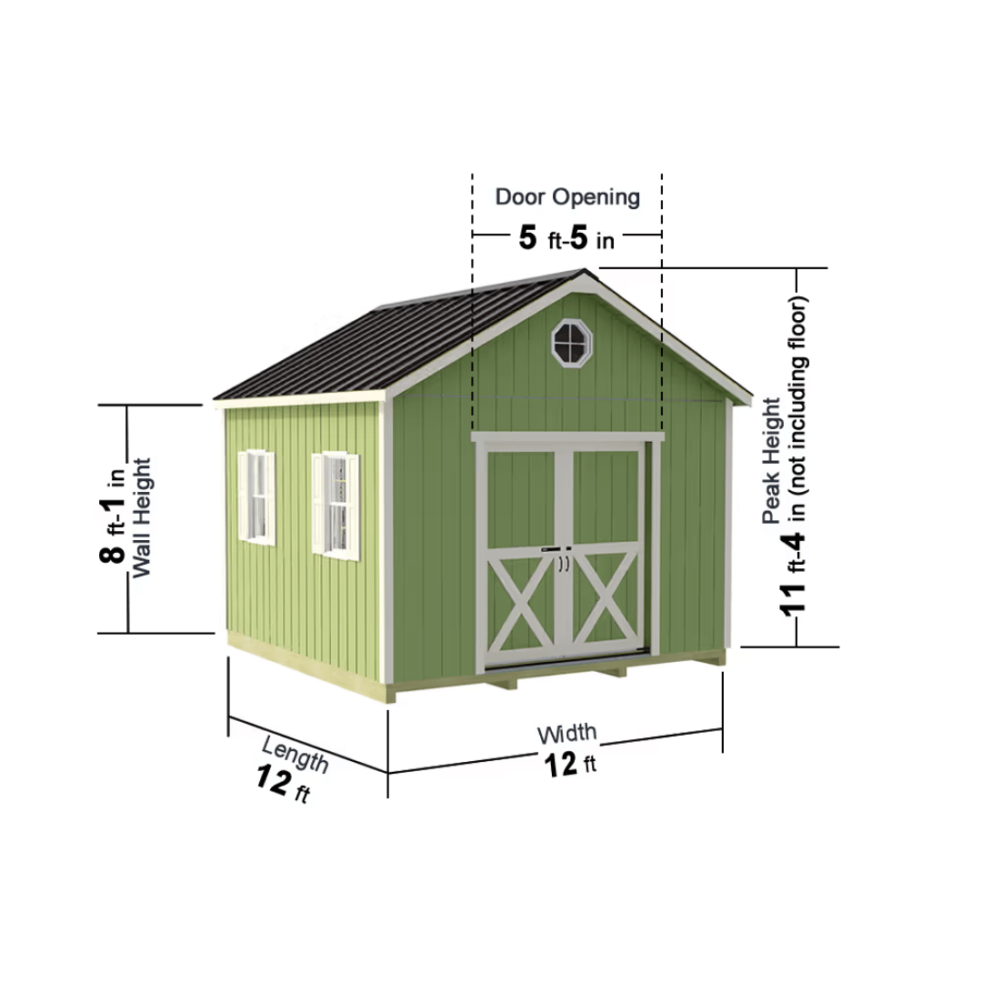 Backyard Basecamp Sliding Door Model Dimensions