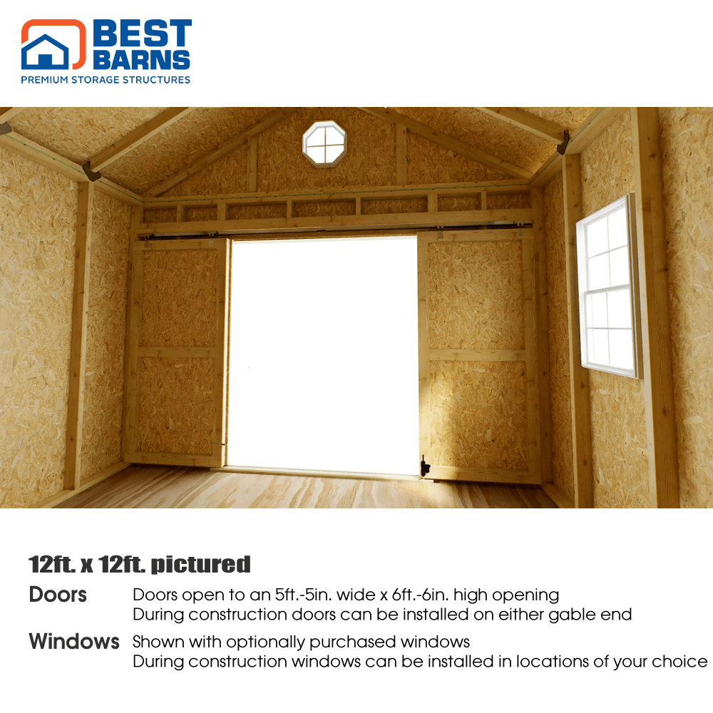 Best Barns Backyard Basecamp SD Interior 2