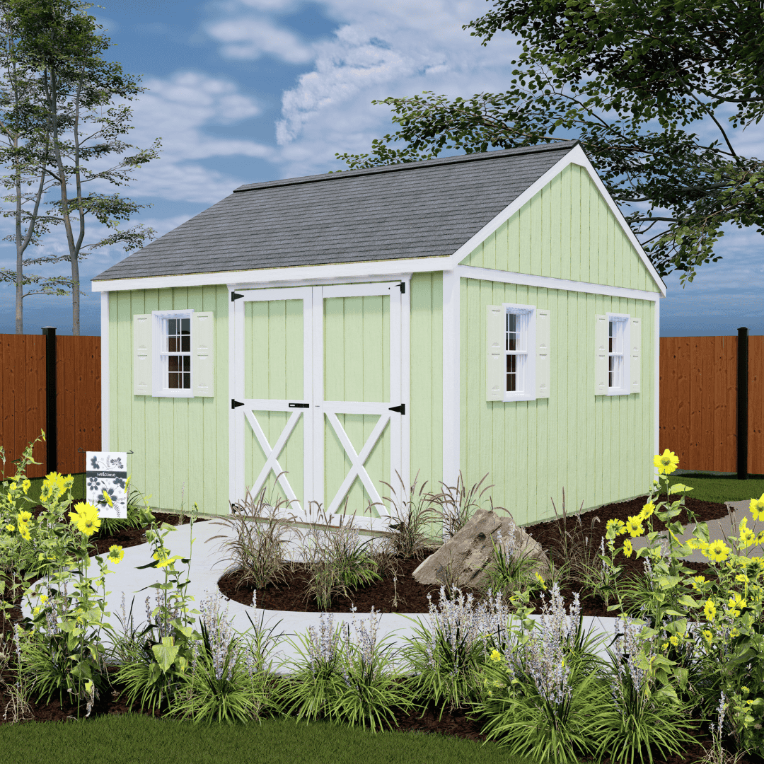 Best Barns Backyard Basecamp in backyard