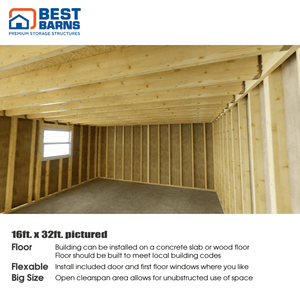 Best Barns Crafted Colossal TD Interior 1