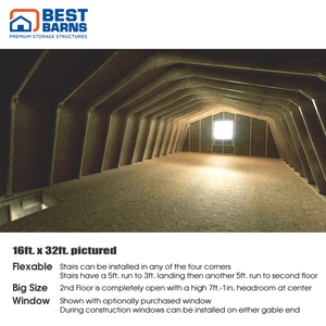 Best Barns Handcrafted Homestead XL Loft 2