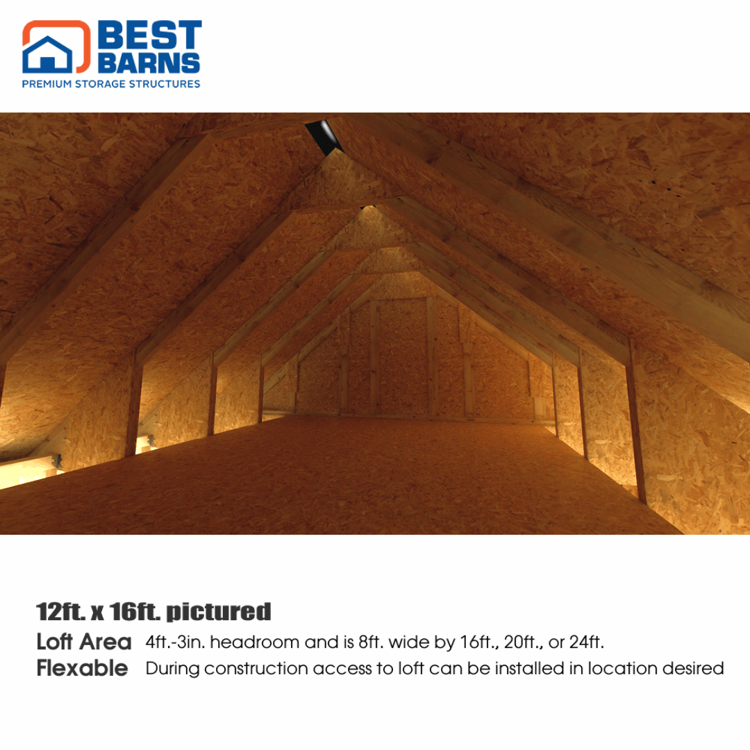 Best Barns Planners Paradise SD Interior Loft