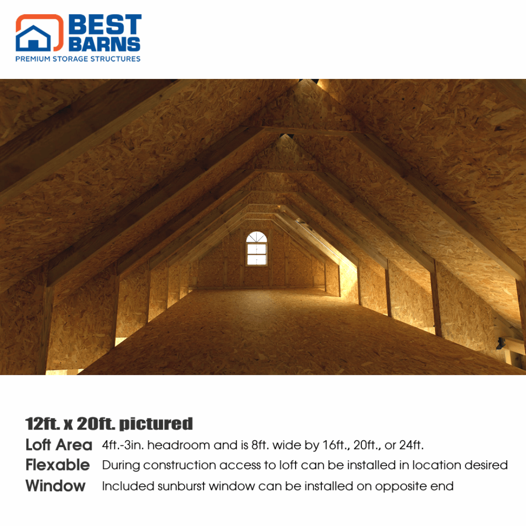 Best Barns Planners Paradise TD Elite Interior Loft