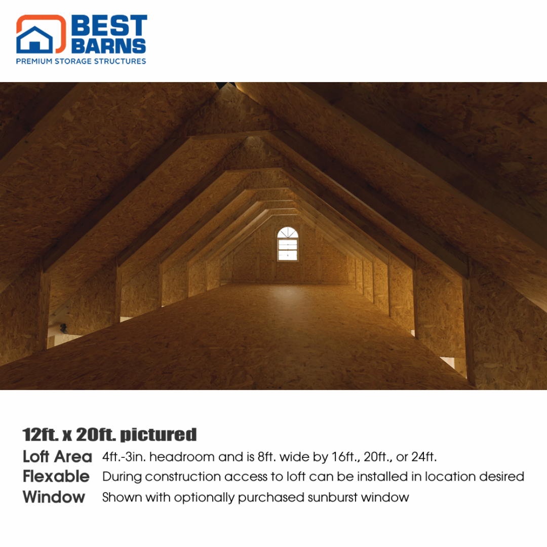 Best Barns Planners Paradise TD Interior Loft