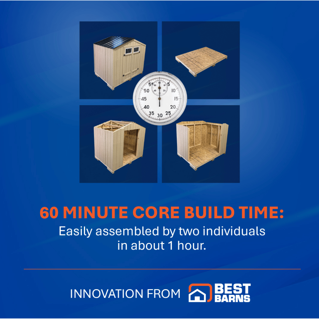 Best Barns RapidShed - Assembly time