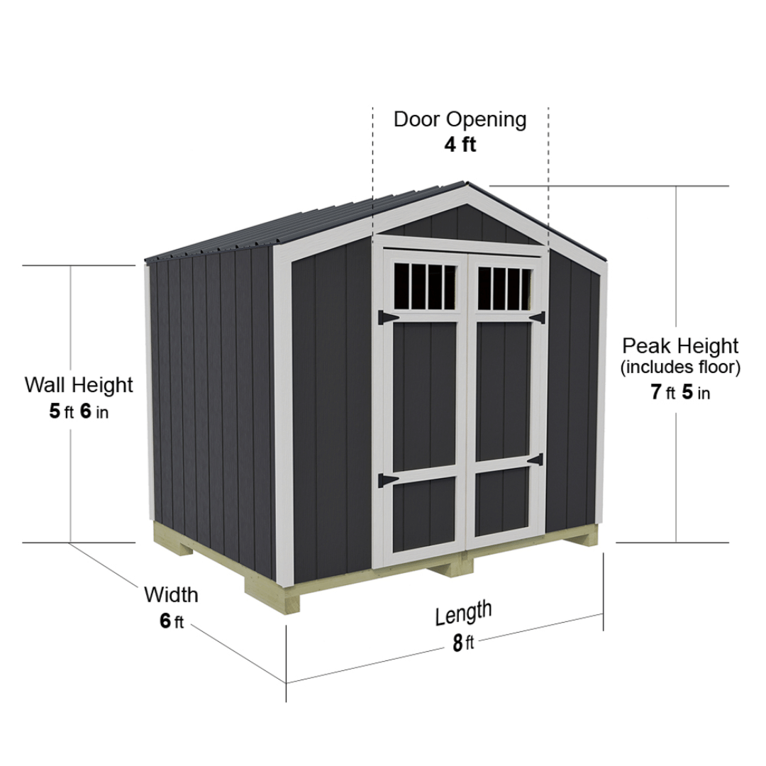 Best Barns RapidShed - Dimensions

