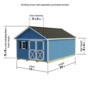 Best Barns Shedquarters Series Storage Sheds Standard Model Dimensions
