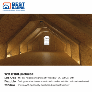Best Barns Tailored Titan Tall Interior Loft