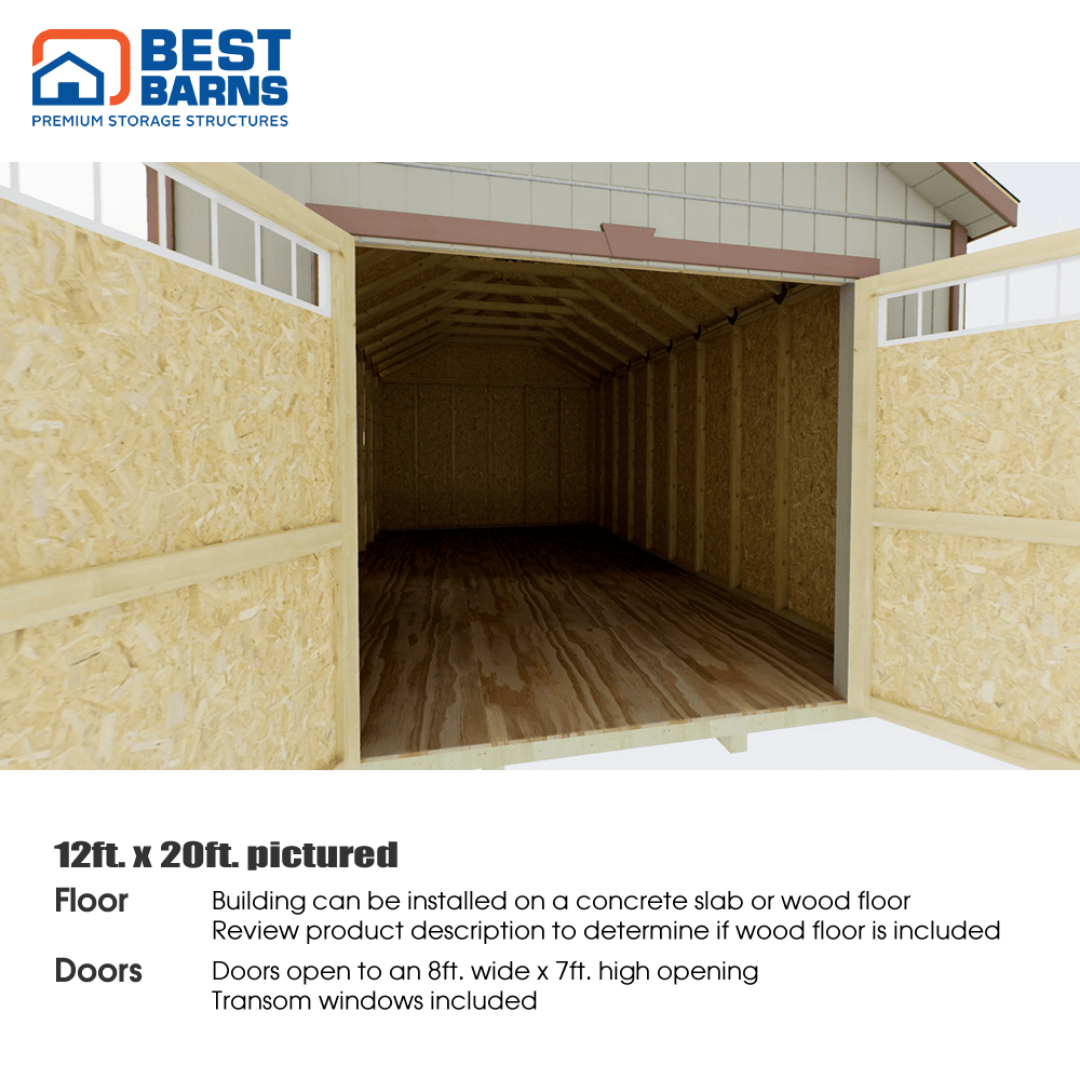 Best Barns Tailored Titan Transom Doors Interior 1