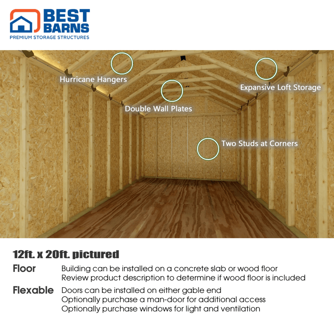 Best Barns Tailored Titan Transom Doors Interior 2