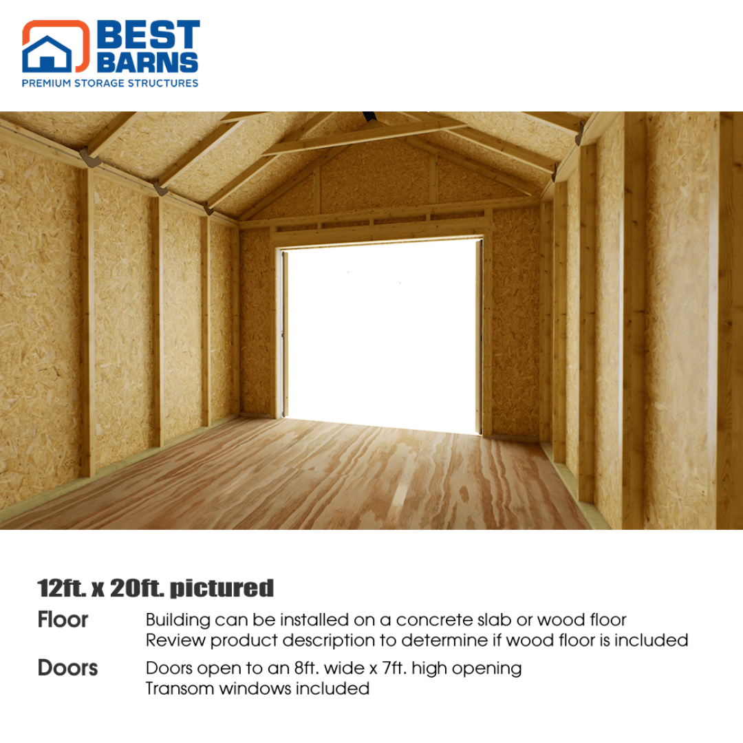 Best Barns Tailored Titan Transom Doors Interior 3
