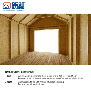 Best Barns Tailored Titan Transom Doors Interior 3