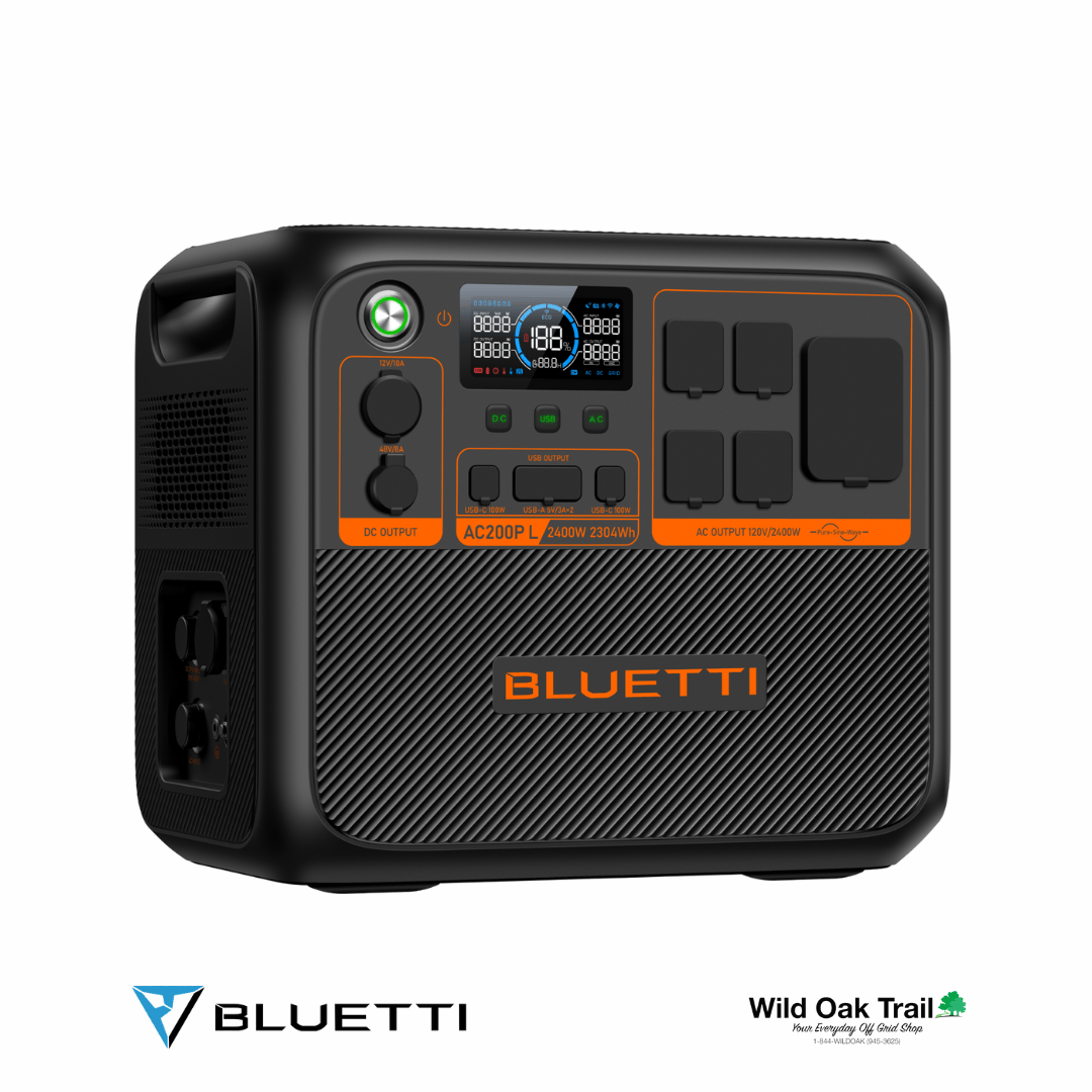 Bluetti AC200P L right angled view