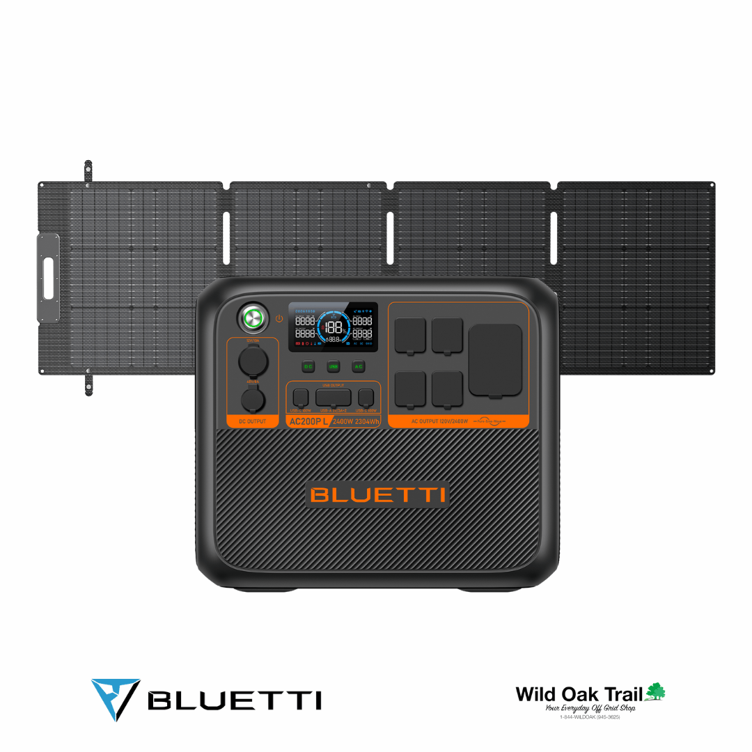 Bluetti AC200P L with 200W Solar Panel