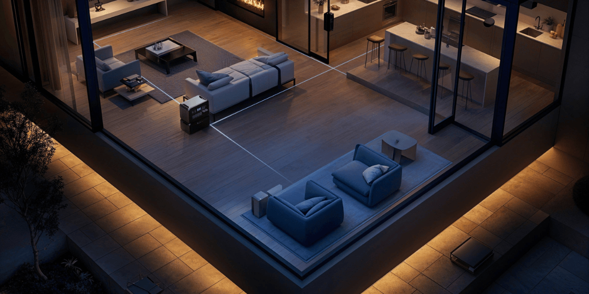 Bluetti AC500 with B300K Battery powering home visual