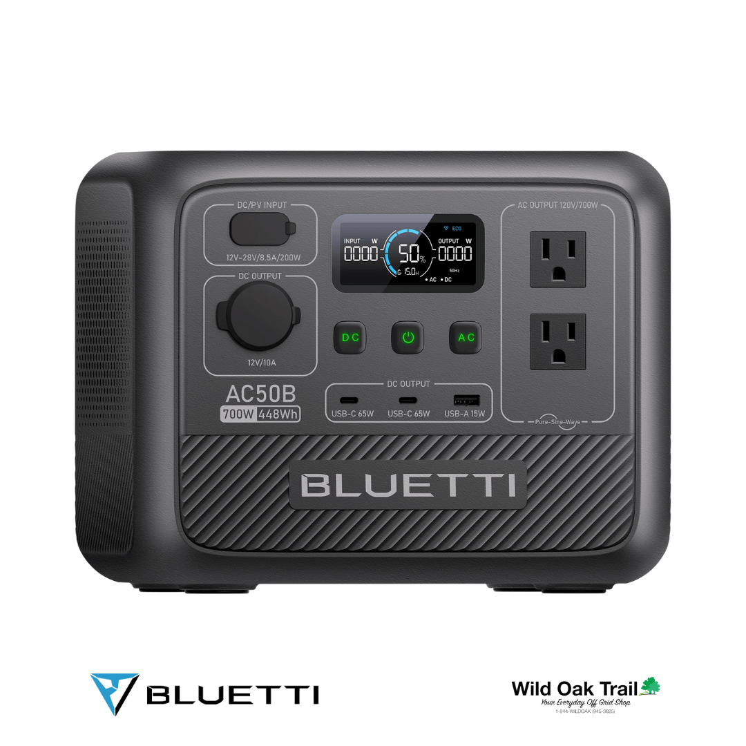 Bluetti AC50B angled view