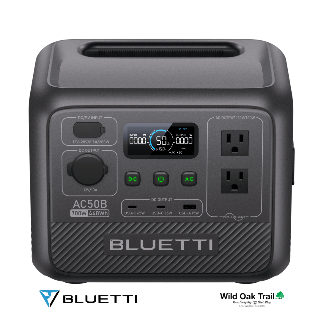 Bluetti AC50B top view