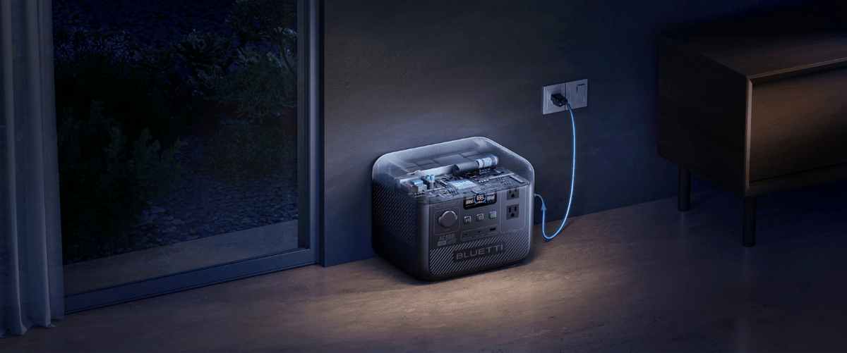 Bluetti AC50B wall charging