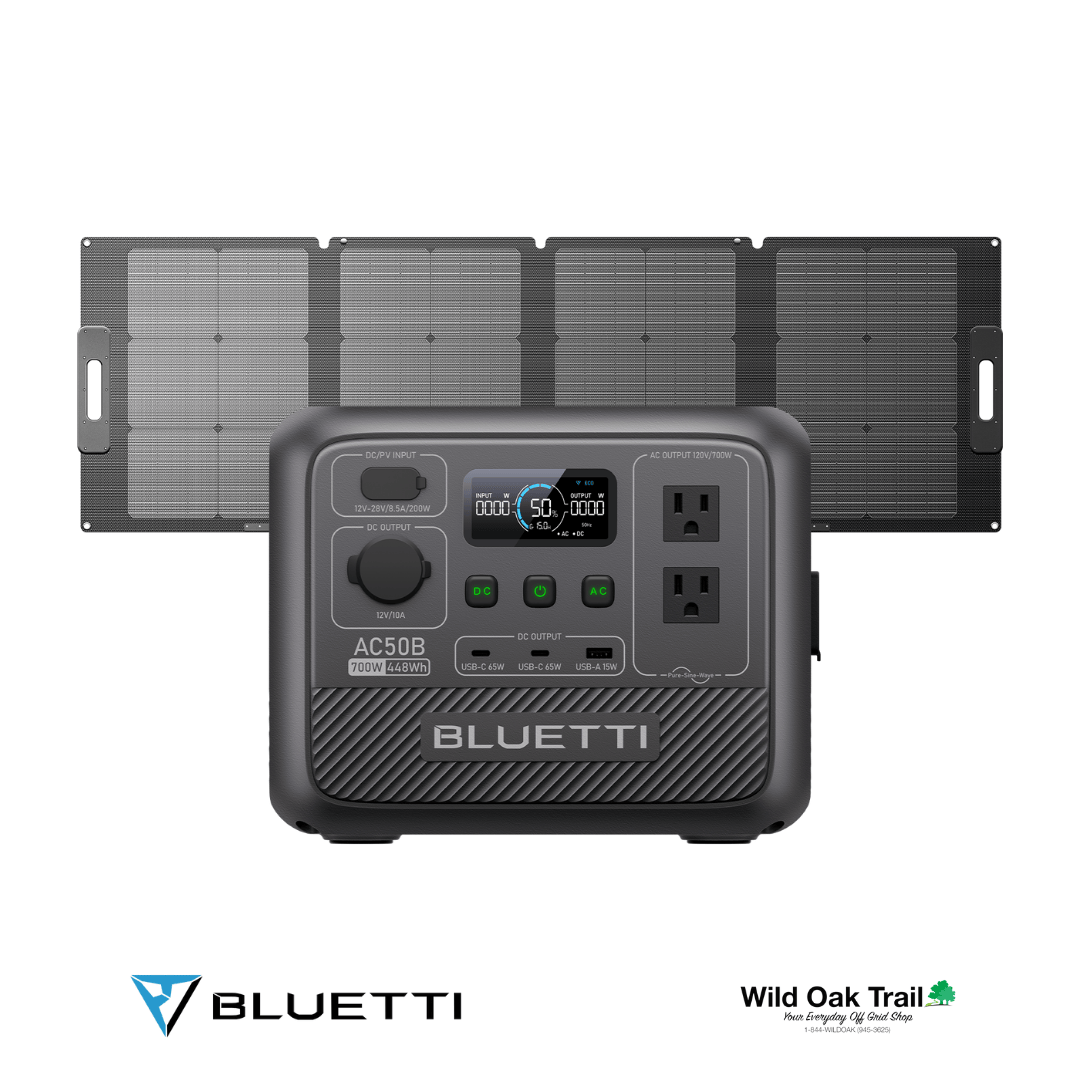Bluetti AC50B with PV120S Solar Panel