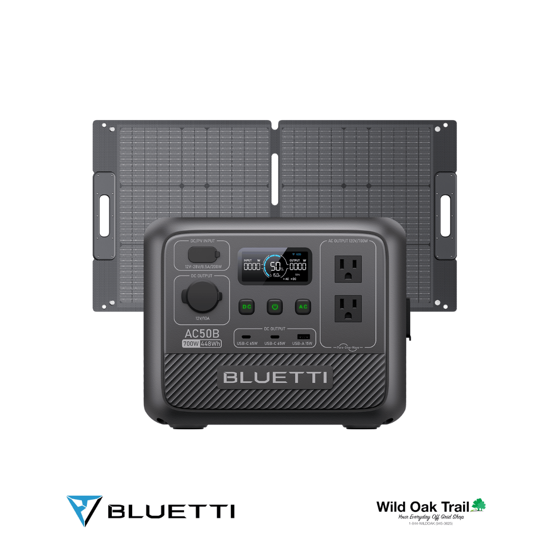 Bluetti AC50B with SP100L Solar Panel