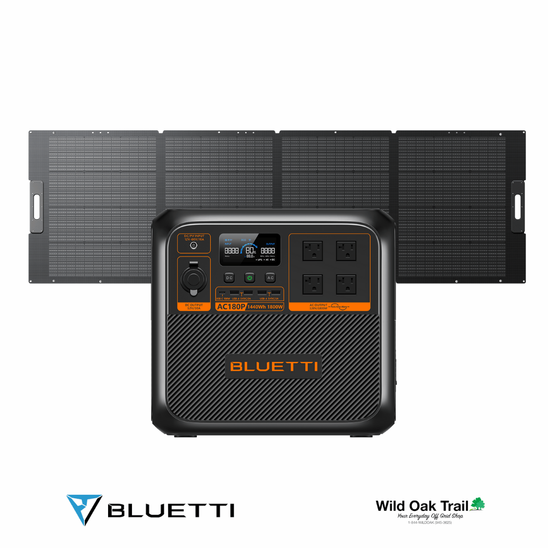Bluetti AC180P with 350W Solar Panel