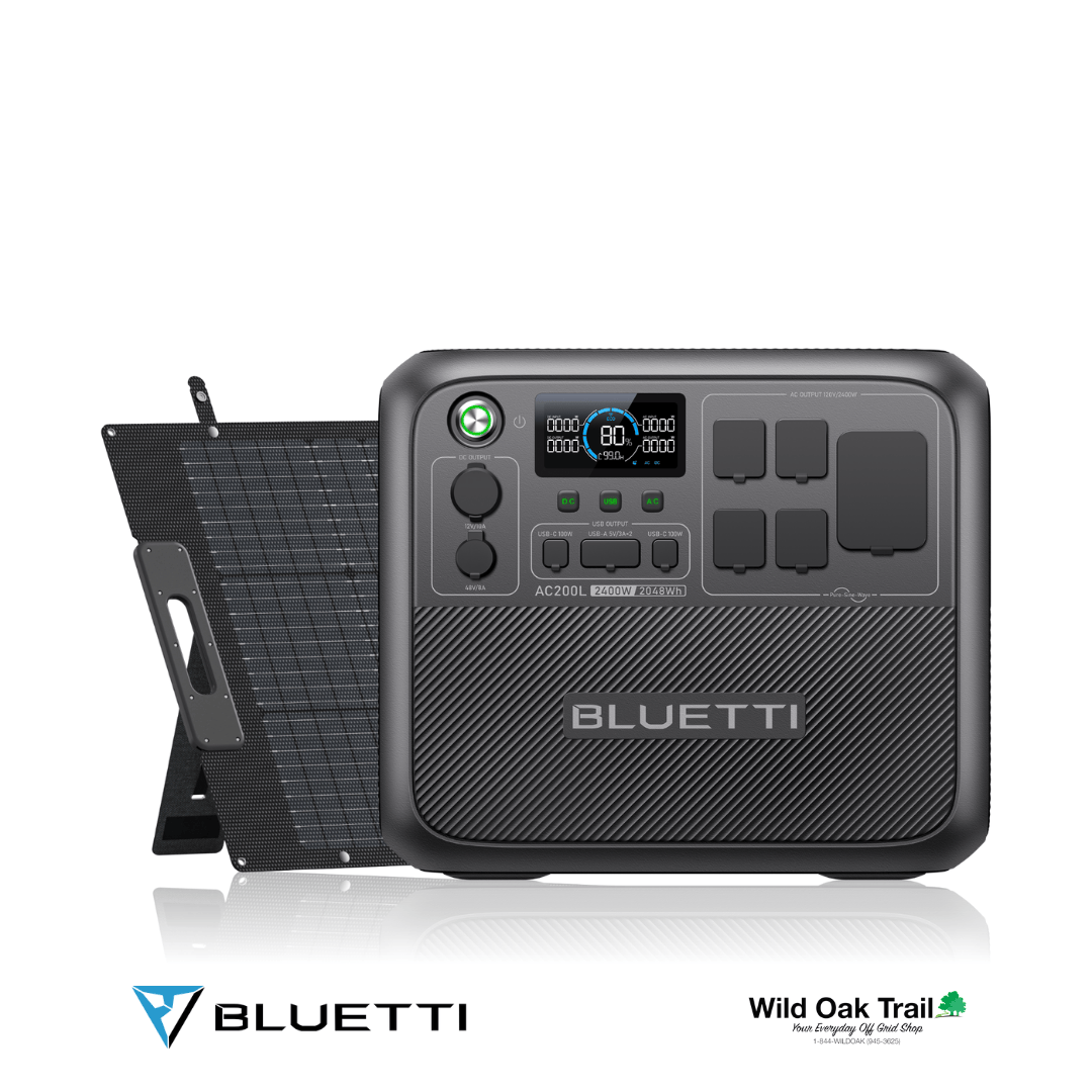 Bluetti AC200L + 200W Solar Panel