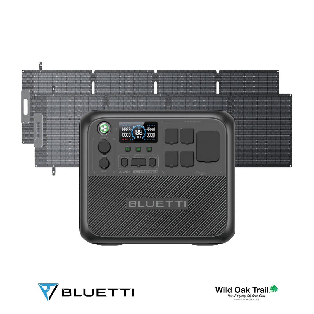 Bluetti AC200L + (2) 200W Solar Panels