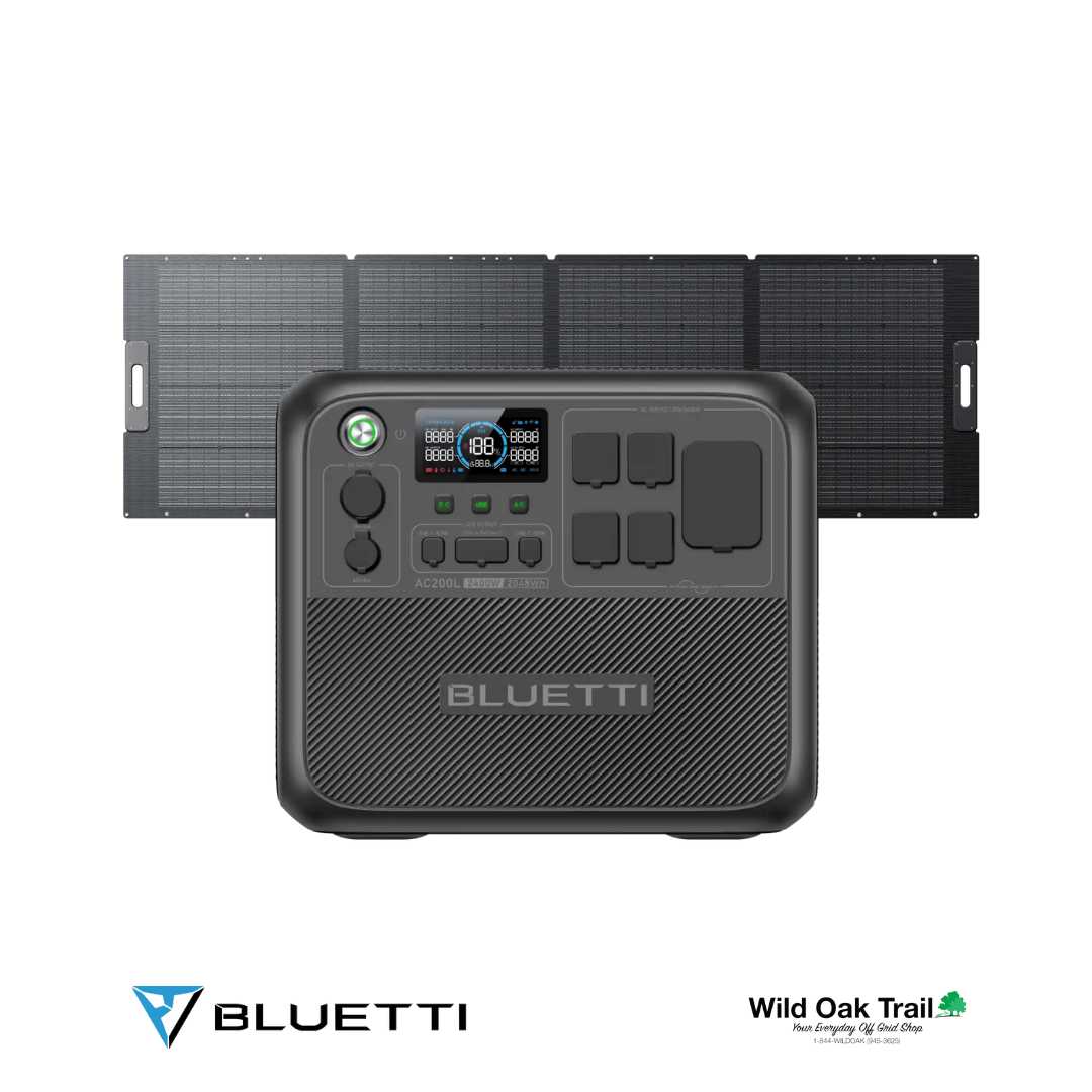 Bluetti AC200L + 350W Solar Panel