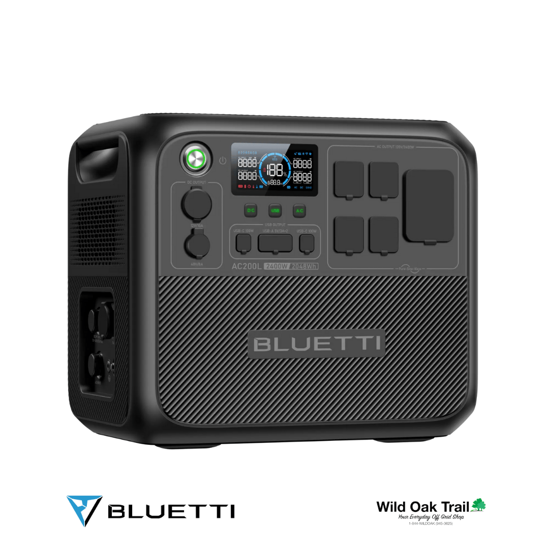 Bluetti AC200L rotated view