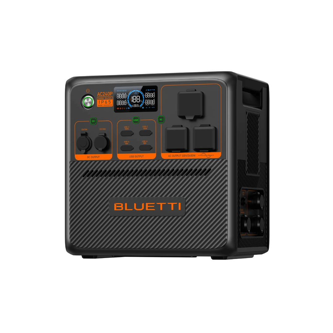 Bluetti AC240P Power Station Front Right Side View