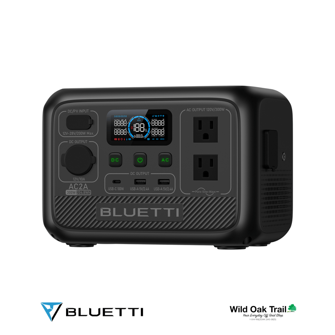 Bluetti AC2A rotated view