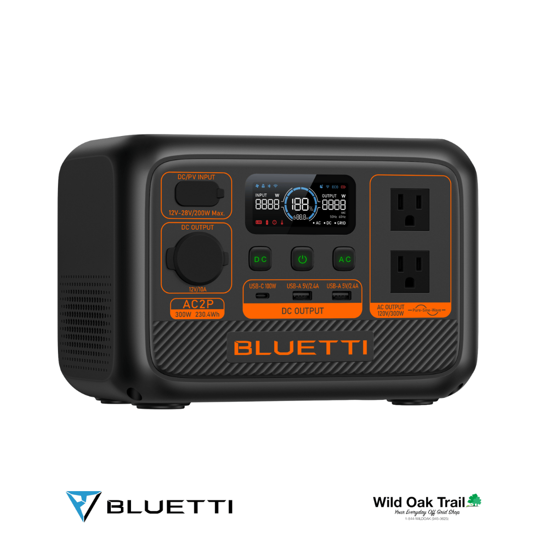 Bluetti AC2P right angled view
