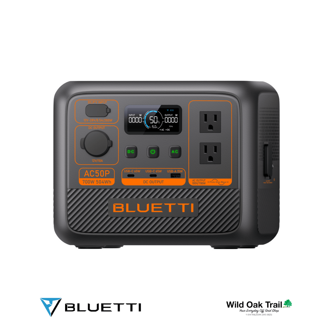 Bluetti AC50P angled view