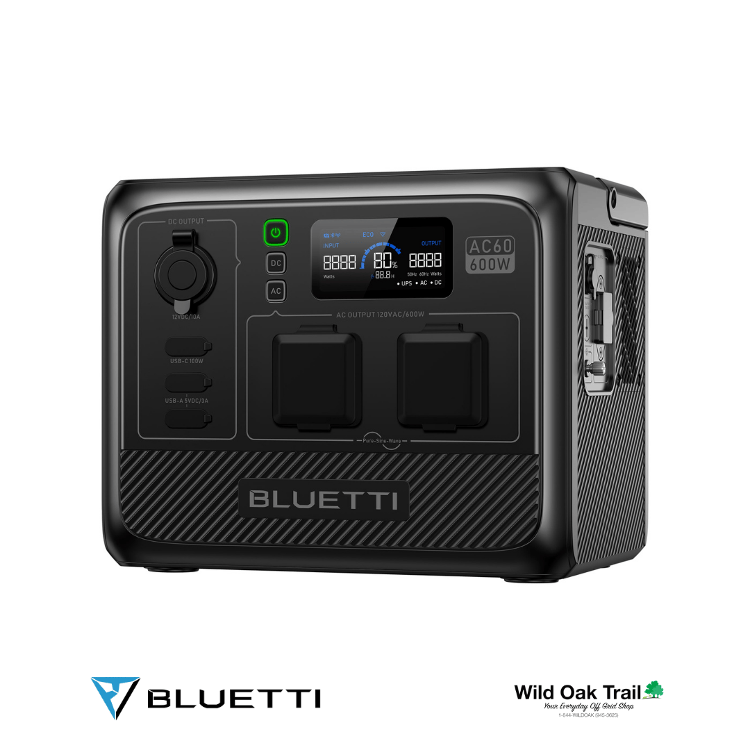 Bluetti AC60 angled view 2