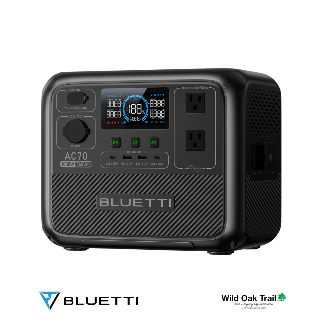 Bluetti AC70 & Bluetti AC70P - Wild Oak Trail Bluetti AC70 & Bluetti AC70P - Wild Oak Trail