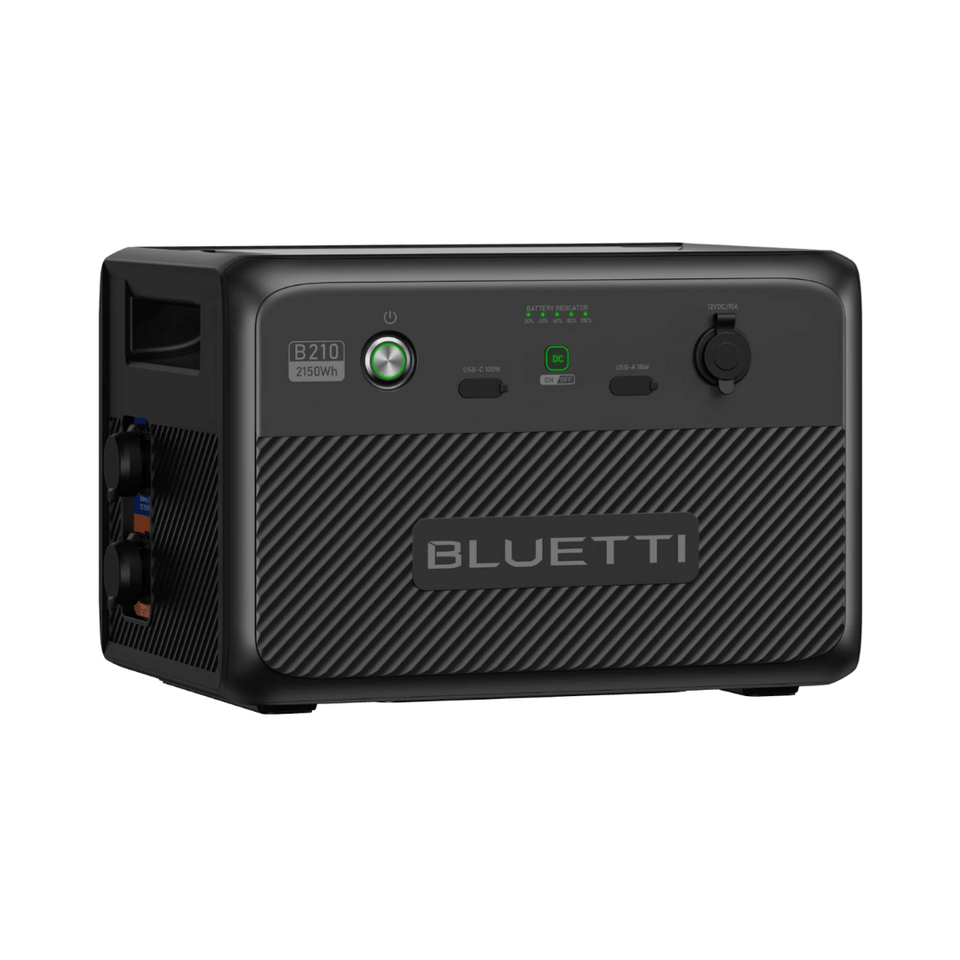 Bluetti B210 Expansion Battery Front Left Side View