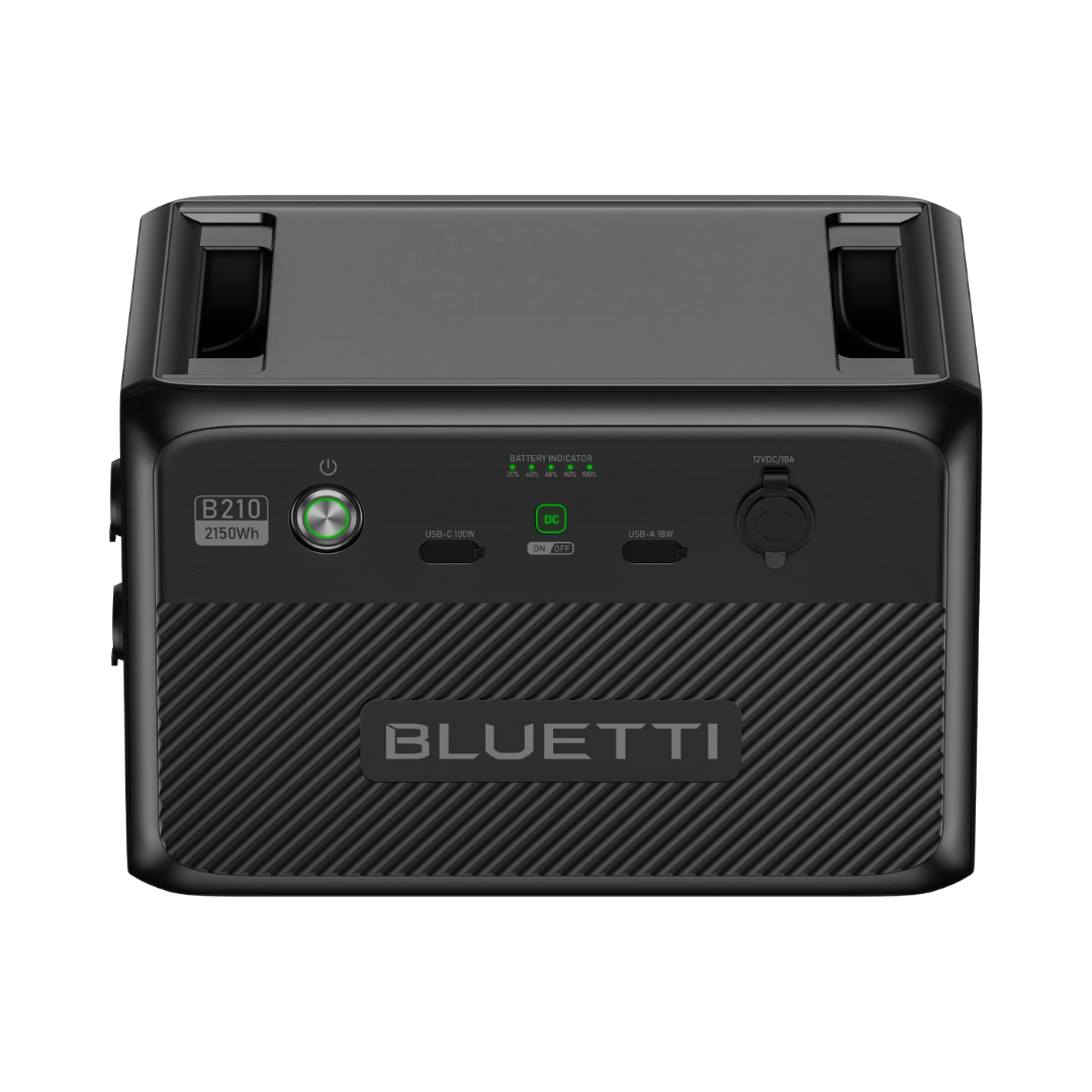 Bluetti B210 Expansion Battery Front Top Side View