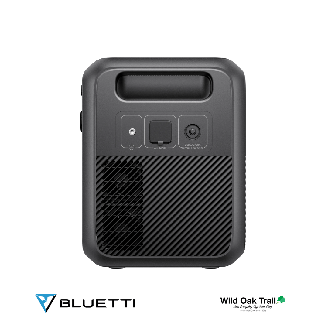 Bluetti Elite 200 V2 Side View with charging ports