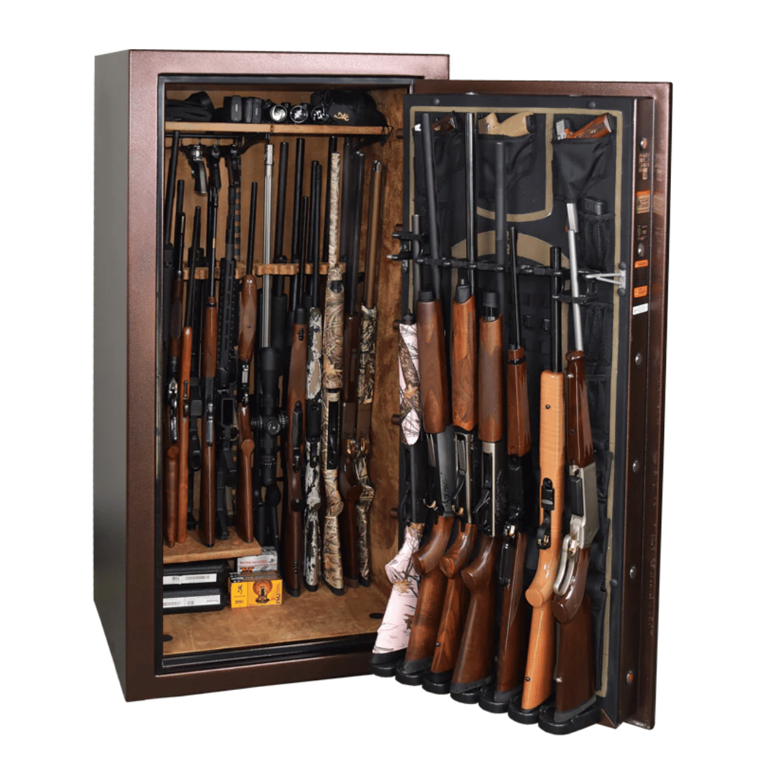 Browning Rawhide Series 33-Gun Safe with guns inside