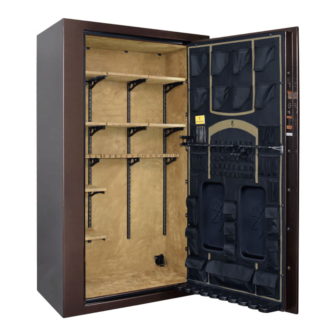 Browning Rawhide Series 49-Gun Tall Safe - opened