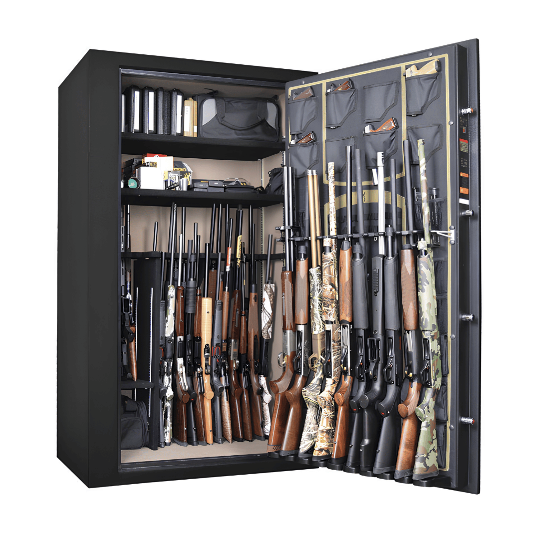 Browning Yellowstone-Series 40-Gun Safe Tall with guns stored