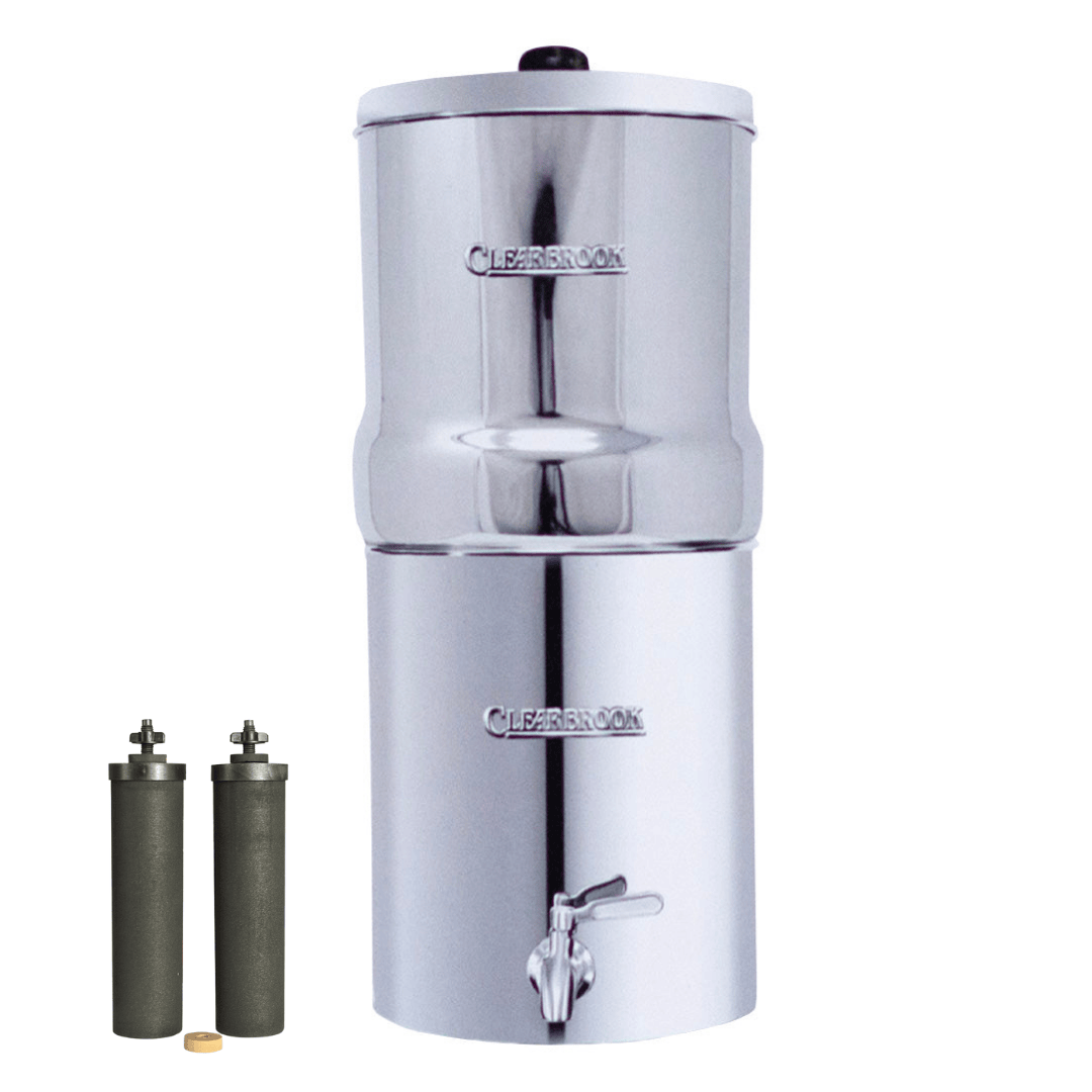 Clearbrook 12L Water Filter with two CB9 Filters Included