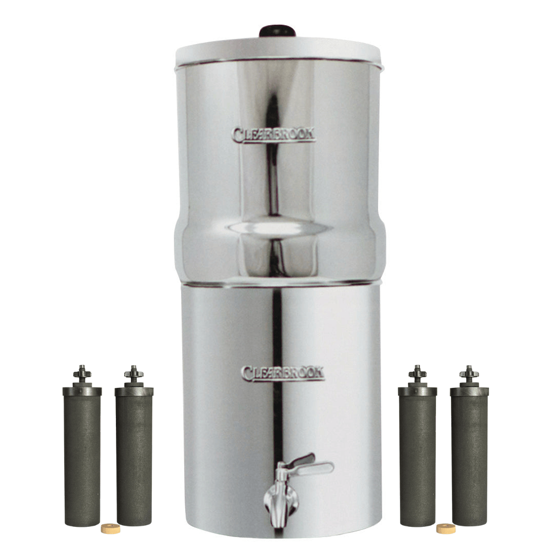 Clearbrook 17L Water Filter with four CB9 Filters Included