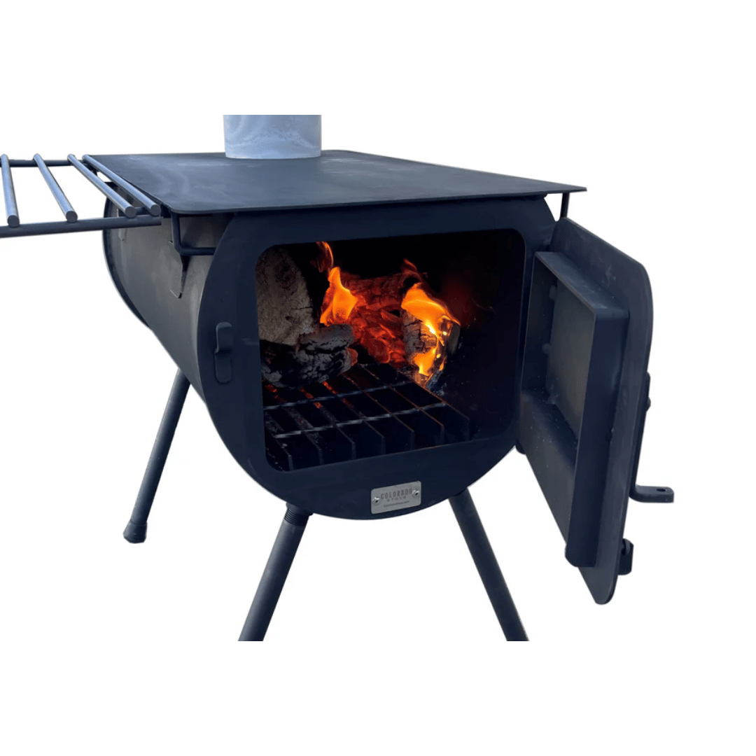 Colorado Stove Cylinder Stove with coal burning inside