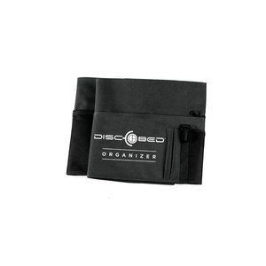 Disc-O-Bed Adult Bed Side Organizer black folded